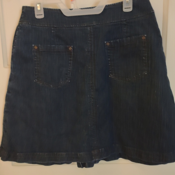 Wrap Denim Skirt - Picture 2 of 2
